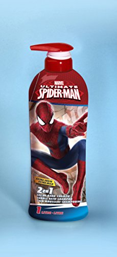 Marvel Spiderman 2 En 1 Gel Baño y Champú - 1000 ml