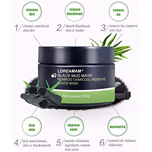 Mascarilla Exfoliante Facial,Peel Off Máscara,Puntos Negros Mascarilla,Deep Cleansing Reduce Poros Acne Piel Muerta Espinillas,Hidratar Piel 120g