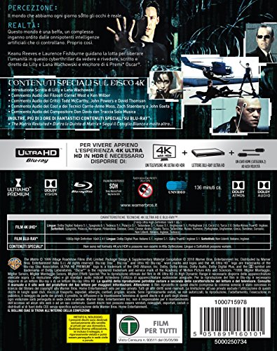 Matrix (4K Ultra Hd+Blu-Ray) [Blu-ray]