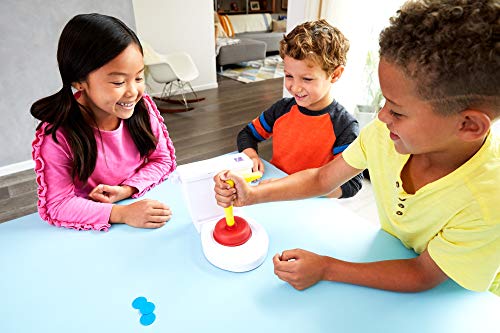 Mattel Games Baño Boom, Atrapa la Caca, juego de mesa infantil (Mattel FWW30)