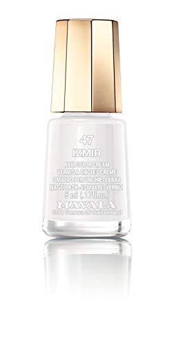 Mavala Mini Colors Pintauñas | Esmalte de Uñas | Laca de Uñas | 47 Colores Diferentes, Color Izmir 47 (Blanco), 5 ml