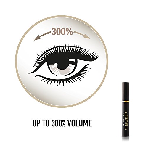 Max Factor 2000 Calorías Mascara Negro Volumen Dramático/Brown, 1er Pack (1 x 9 ml)