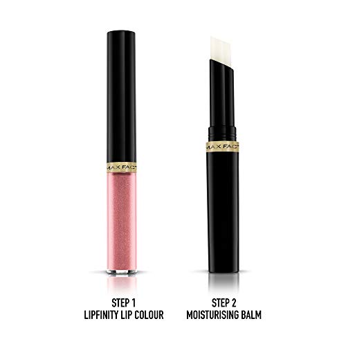 Max Factor LipFinity Classic Pintalabios Tono 010 Whisper, Step1: 2.3 ml y Step2: 1.9 g