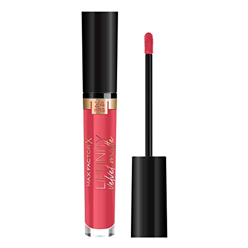 Max Factor LipFinity Velvet Matte Pintalabios Tono 025 Red Luxry