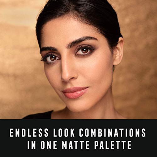 Max Factor Masterpiece Nude Matte Sunset 07 – Paleta de sombras de ojos con 8 tonos bronceados con acabado satinado y brillante