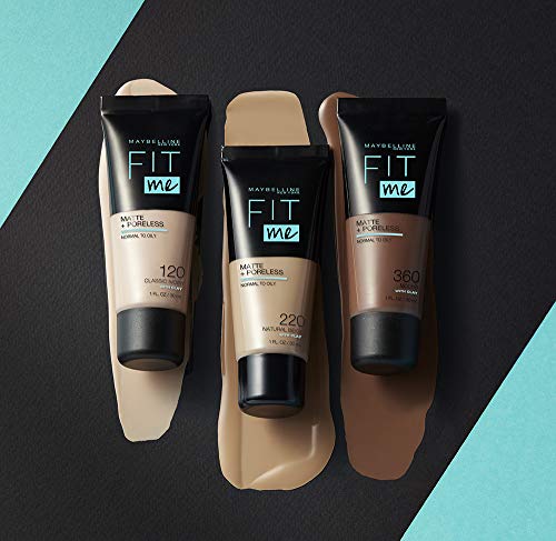 Maybelline Base de maquillaje Fit Me Mate & poreless 105 Natural Yvory