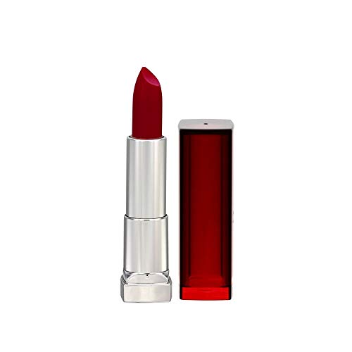 Maybelline New York - Color Sensational, Pintalabios Hidratante, Tono 547 Pleasure Me Red