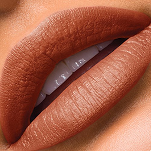 Maybelline New York - Color Sensational, Pintalabios Mate Vivid Matte Liquid, Tono 50 Nude Flush