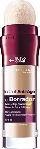 Maybelline New York El Borrador Instant Anti Age, Corrector de Ojos, Tono 30 Sand