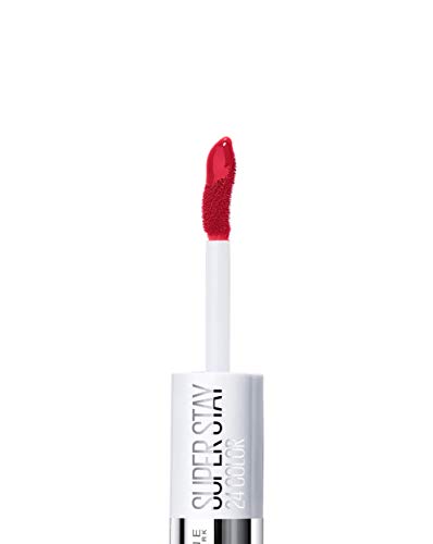 Maybelline Pintalabios Larga Duración Superstay 24H Tono 553 Steady Red