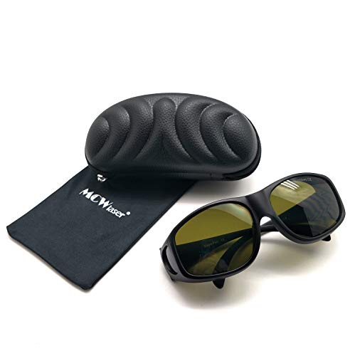 MCWlaser Gafas Protectoras de Seguridad con láser IPL Gafas (190-2000 NM) para el rejuvenecimiento de la Piel de pecas Blanqueamiento Depilación Tipo de absorción