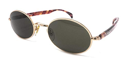 Memphis C021 - Gafas de sol para hombre y mujer, color dorado y gris