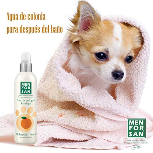 MENFORSAN Agua de Colonia para Perros Melocotón - 125 ml