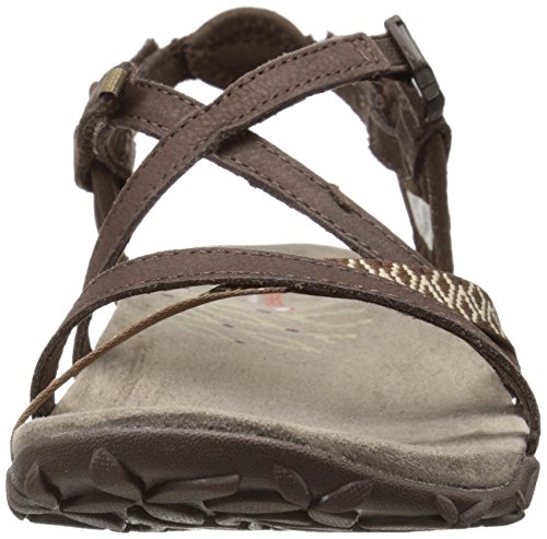 Merrell Terran Lattice Ii Tira de tobillo para Mujer, Marrón (Dark Earth), 40 EU