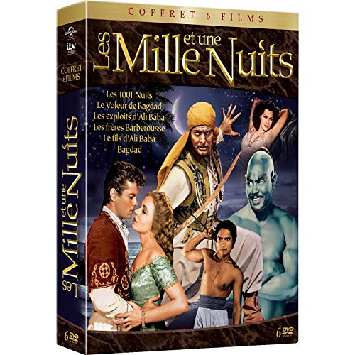 Mille et une nuits - Coffret : Les 1001 nuits + Le Voleur de Bagdad + Les Exploits d'Ali Baba + Les Frères Barberousse + Le Fils d'Ali Baba + Bagdad [Francia] [DVD]