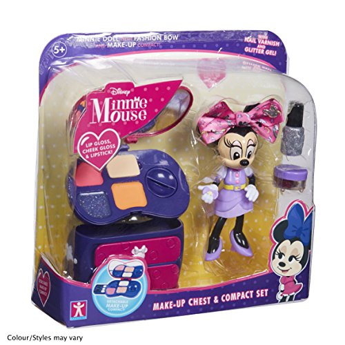 Minnie Mouse 06765 - Juego de baúl de Maquillaje y Juego Compacto, Multicolor