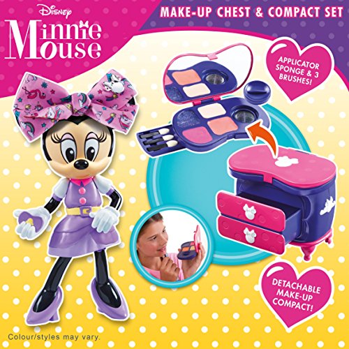 Minnie Mouse 06765 - Juego de baúl de Maquillaje y Juego Compacto, Multicolor