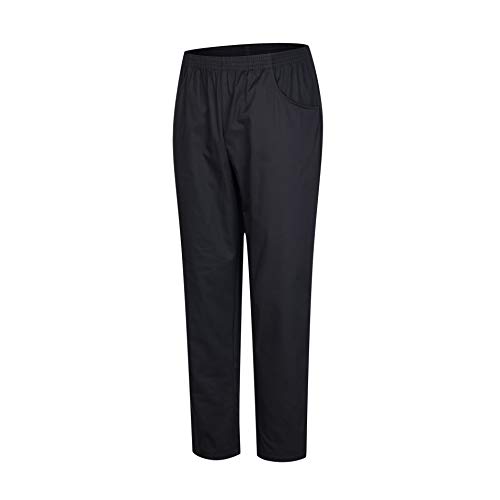 MISEMIYA - PANTALÓN Sanitarios Unisex Cintura ELÁSTICA Uniforme Laboral MÉDICO Enfermera Limpieza Veterinaria SANIDAD HOSTELERÍA- Ref.8312 - S, Negro