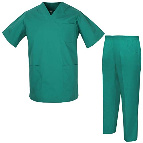 MISEMIYA - Pijams Sanitarios Unisex Uniformes Sanitarios Uniformes Médicos 817-8312 - M, Casaca Sanitarios 817-9 Fucsia