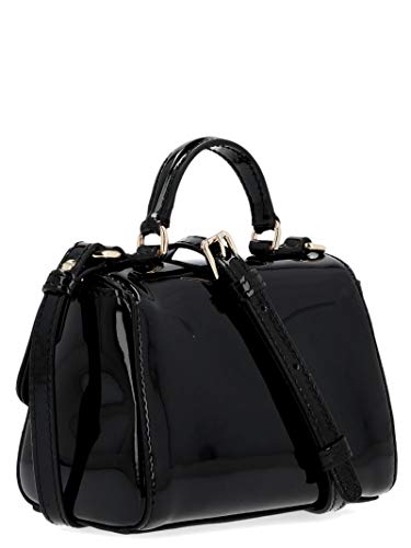 Moda De Lujo | Dolce E Gabbana Niñas EB0103A147180999 Negro Cuero Bolso Tipo Shopper | Otoño-invierno 19