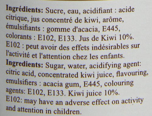 Monin Kiwi (sin alcohol) - 3 Paquetes de 3 x 233.33 ml - Total: 2100 ml