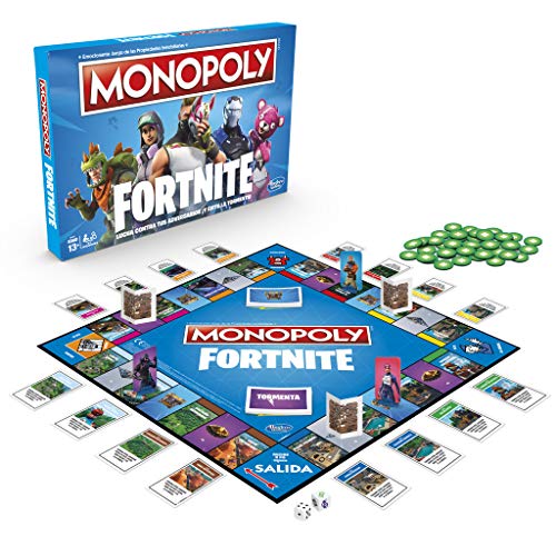 Monopoly Fortnite (Versión Española), multicolor, Talla Única (Hasbro E6603105)