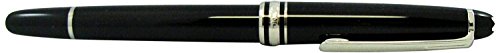 Mont Blanc 163-meisterstuck Classique Platinum Rollerball negro (2865)