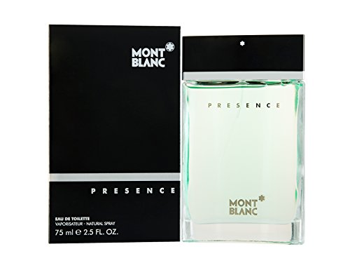 MONT BLANC Presence - Agua de Tocador para Hombre con Vaporizador, 75 ml