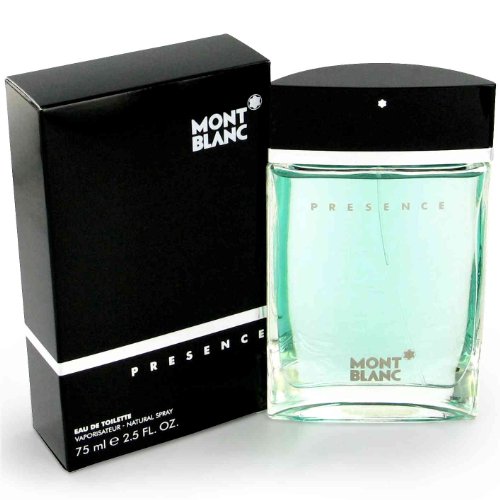 MONT BLANC Presence - Agua de Tocador para Hombre con Vaporizador, 75 ml