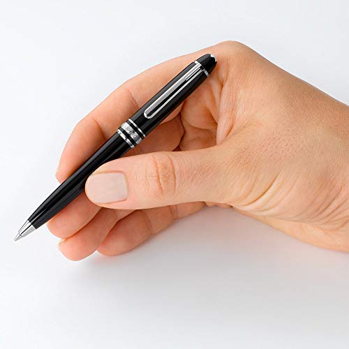 MontBlanc Meisterstuck Platinum Line Homenaje a Wolfgang Amadeus Mozart - Esferógrafo, color negro, tamaño pequeño