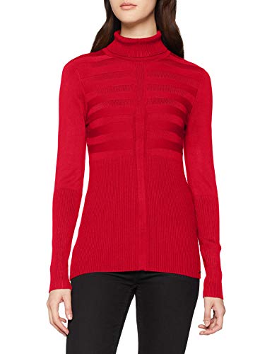 Morgan Pull Fin Col roulé MENTOS Pullover Sweater, Rojo (Tango Red Tango Red), X-Small Women's