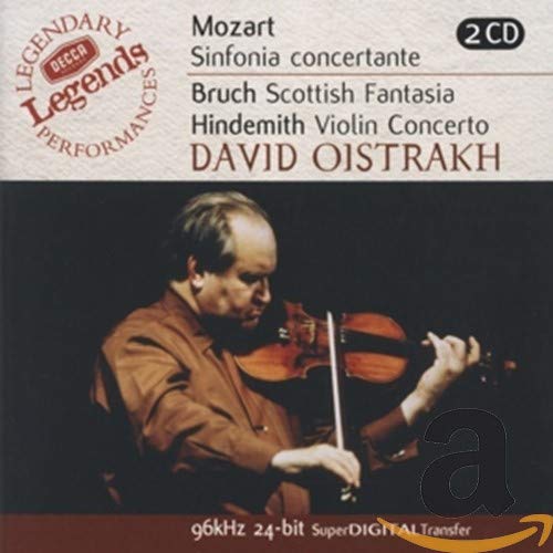 Mozart: Sinfonia Concertante/Bruch: Scottish Fantasia; Hindemith: Violin Concerto