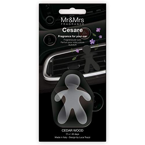 Mr & Mrs Fragrance MRMR7 Ambientador Cesare Coche Cedar Wood, Negro