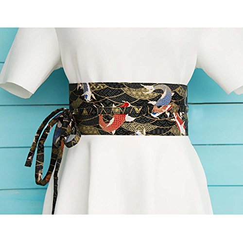 Mujeres Yukata Kimono Robe Obi Belt Harajuku Waistband- # 13