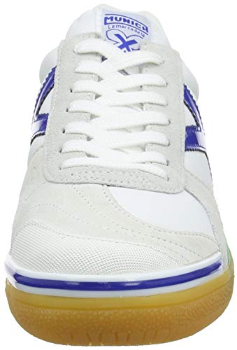 Munich Gresca, Zapatillas de fútbol Unisex Adulto, Blanco, 40