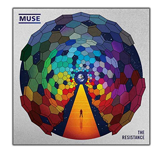 Muse The Resistance Hot Music Rapper Art Poster Print Decoración de la pared Decoración lienzo room-60x60cm Sin marco