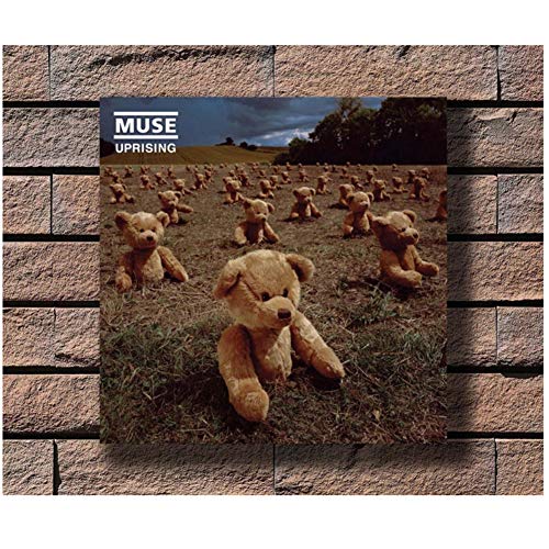 Muse Uprising Music Rapper Album Cover Hot Poster Art Canvas Print Decoration-50x50cm Sin marco