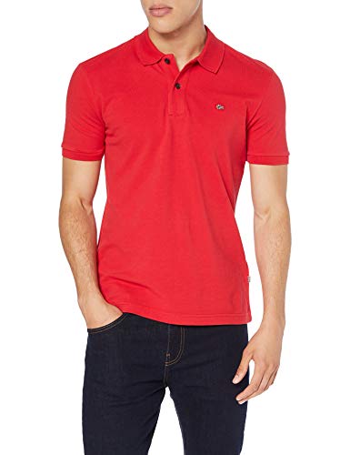 Napapijri Elios Polo, Rojo (True Red R70), Medium para Hombre