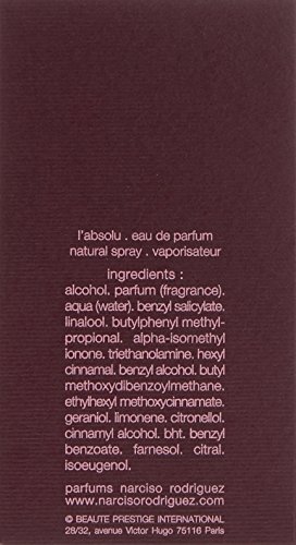 Narciso Rodriguez L` Absolu 48605 - Eau de perfume para mujer, 50 ml