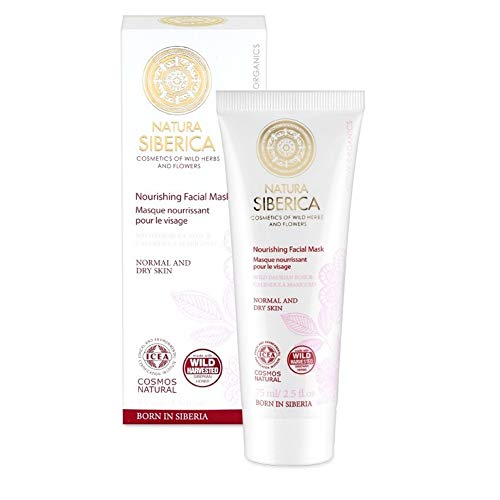 Natura Siberica Nutritiva Mascarilla Facial para Piel Normal o Seca - 75 ml