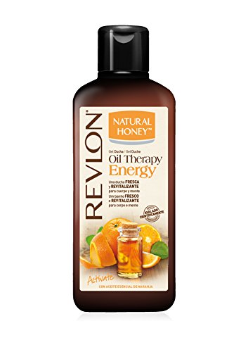 Natural Honey Oil Therapy Energy Aceite Esencial Naranja - 3 Recipientes de 650 ml - Total: 1950 ml