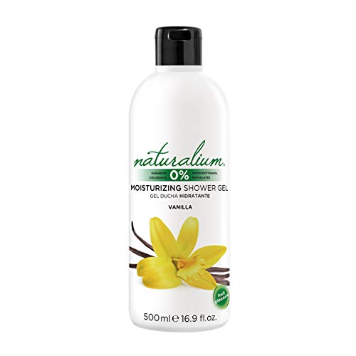 Naturalium Gel Ducha Vainilla - Gel de Baño Hidratante, Sin Parabenos, Sin Colorantes, 500 ml