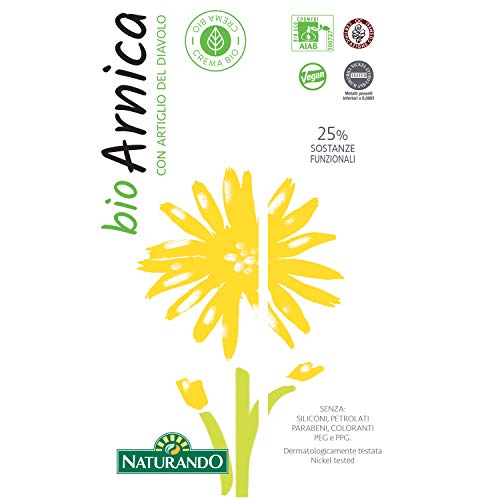 Naturando - Bio Árnica 75 Ml - Loción Para Contusiones, Hinchazones y Traumatismos