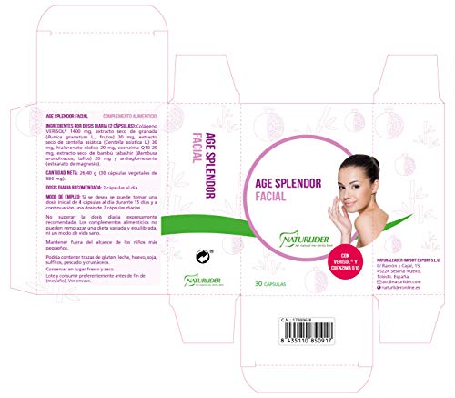 Naturlider Age Splendor Capilar 30 Unidades 70 g