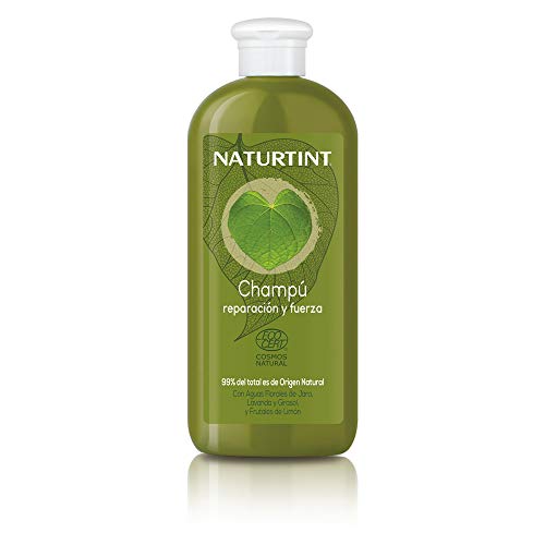 Naturtint Reparación y Fuerza - Champú que Hidrata, Fortalece y Rejuvenece, 330 ml