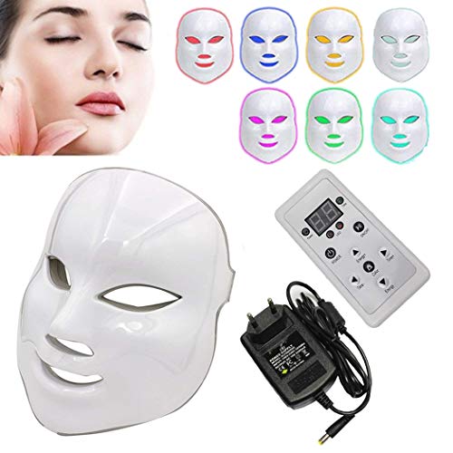 NBD® 7 Color LED máscara Light Therapy LED máscara Photon, Beaut Facial el cuidado de rajeunissement de la piel fototerapia Tratamiento máscara