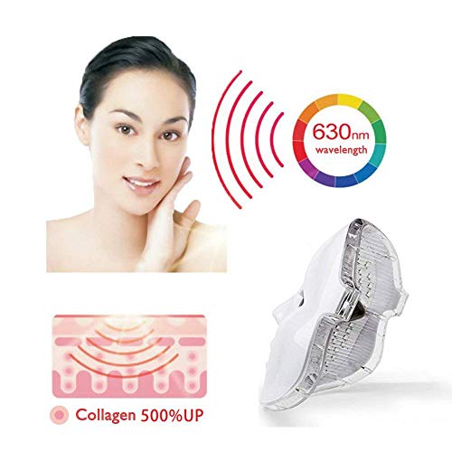 NBD® 7 Color LED máscara Light Therapy LED máscara Photon, Beaut Facial el cuidado de rajeunissement de la piel fototerapia Tratamiento máscara