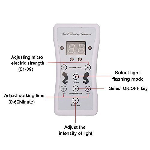 NBD® 7 Color LED máscara Light Therapy LED máscara Photon con cuello, Beaut Facial el cuidado de rajeunissement de la piel fototerapia Tratamiento máscara