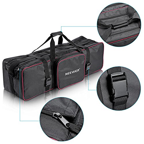 Neewer 90x25x25cm Bolsa de Transporte Grande con Correa Equipo de Estudio Fotográfico para Trípode Soporte de Luz y Kit Iluminación para Fotografía (CB-05)