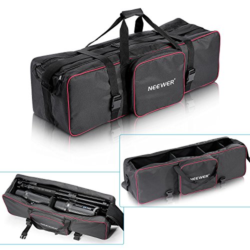 Neewer 90x25x25cm Bolsa de Transporte Grande con Correa Equipo de Estudio Fotográfico para Trípode Soporte de Luz y Kit Iluminación para Fotografía (CB-05)